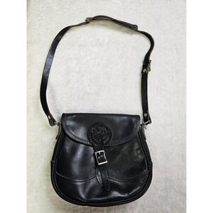 Duluth Pack Leather Crossbody Bag Biker Leather Look